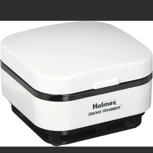 Smoke Grabber Air Purifier White Smokeless Ashtray Cigarette Holder Travel New